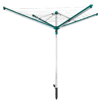 An image of Leifheit Linomatic 500 Deluxe Outdoor Rotary Clothes Airer