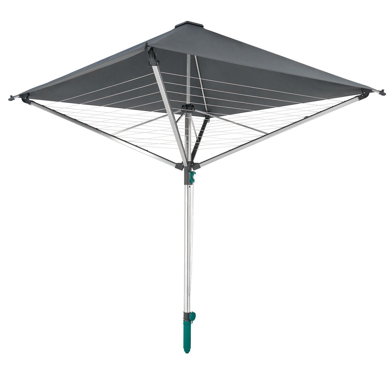 An image of Leifheit LinoProtect 400 Rotary Dryer - Grey